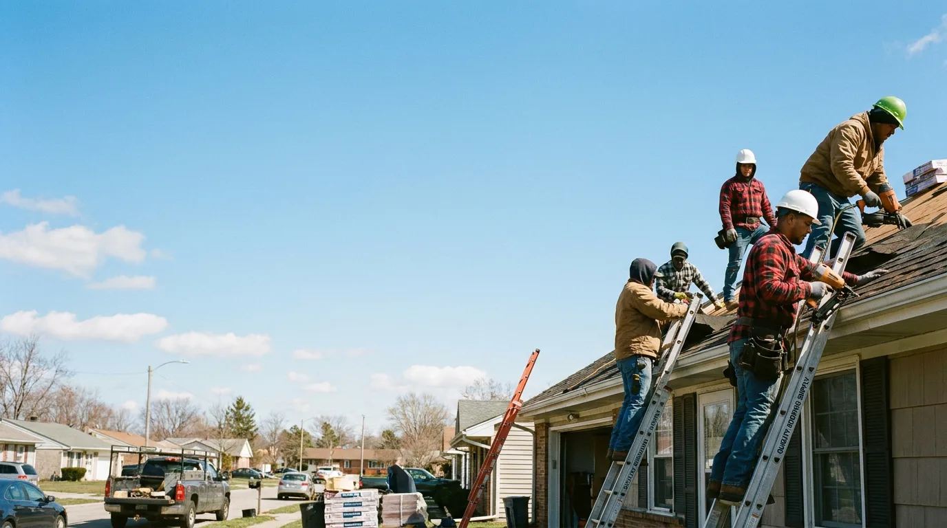 Roofing in Sarahsville, OH near me